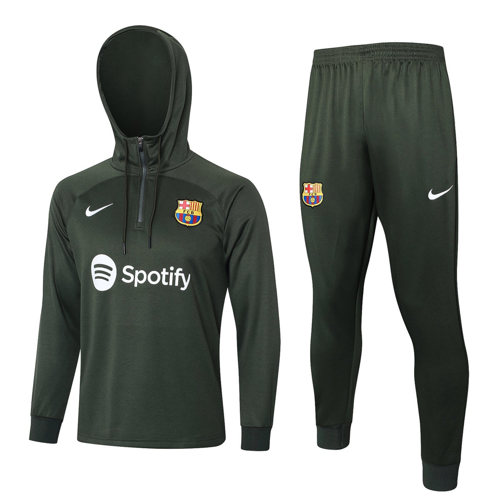 Barcelona 23-24 | Dark Green | Tracksuit with Hat - gokits