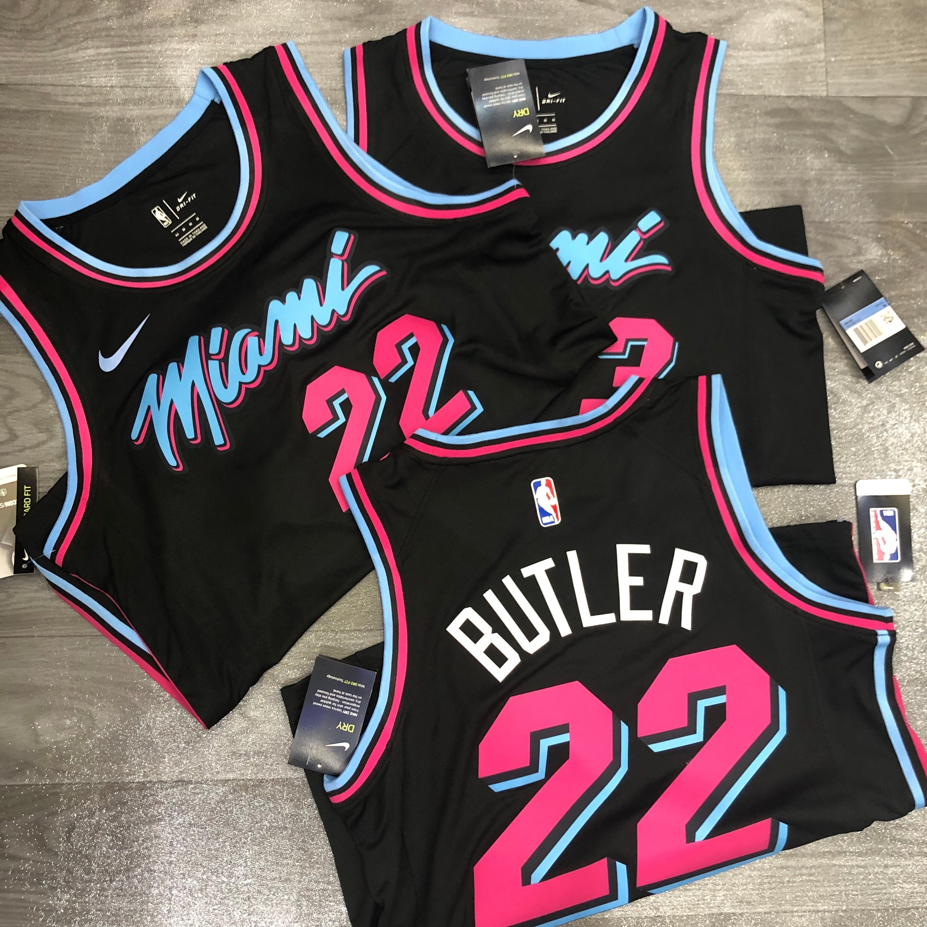 Miami Heat 20-21 Crew Neck Black | - FandomKits FandomKits