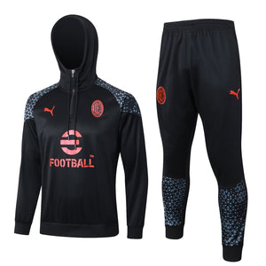 AC Milan 23-24 | Black | Tracksuit with Hat - gokits