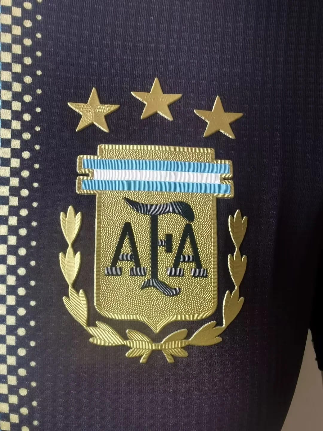 Argentina 2023 Golden Bisht |  Messi 10 Special Edition Football Jersey