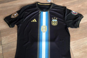 Argentina 2023 Golden Bisht |  Messi 10 Special Edition Football Jersey