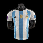 Argentina 2023 World Cup Kit |  Argentina Home 3 Star Football Jersey